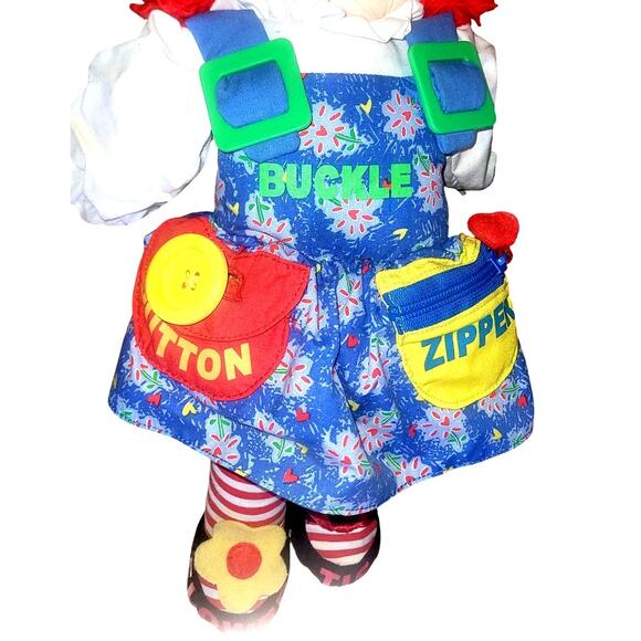 17" VNTG 2002 Dress Me Raggedy Ann Interactive Talking Teaching Doll Working EUC - Picture 4 of 9